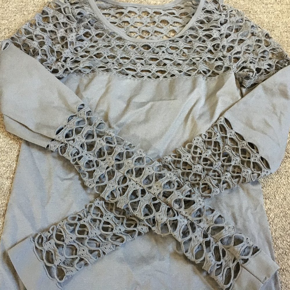 Venus Women's Long Sleeve Cutout Top
